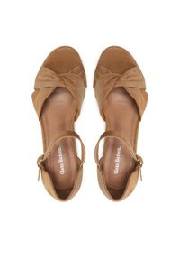 Clara Barson Espadryle WSS20524-01ECO Brązowy. Kolor: brązowy. Materiał: materiał
