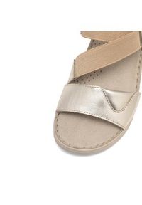 Go Soft Sandały ARC-027-02 Złoty. Kolor: złoty. Materiał: materiał #3