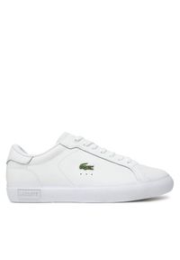 Lacoste Sneakersy Powercourt 7-49SFA0086 Biały. Kolor: biały. Materiał: skóra