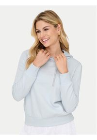 only - ONLY Bluza Noli 15312874 Błękitny Regular Fit. Kolor: niebieski. Materiał: bawełna #7