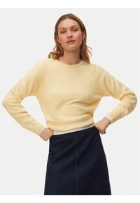 Vero Moda Sweter Doffy 10201022 Żółty Regular Fit. Kolor: żółty. Materiał: syntetyk #1