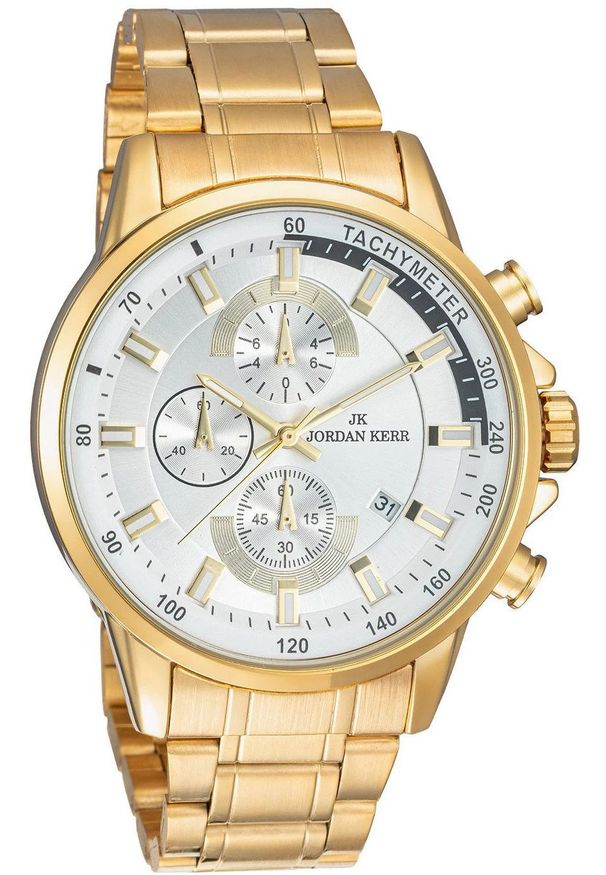 Zegarek Jordan Kerr L1075 IPG BT męski chronograf 46 mm .