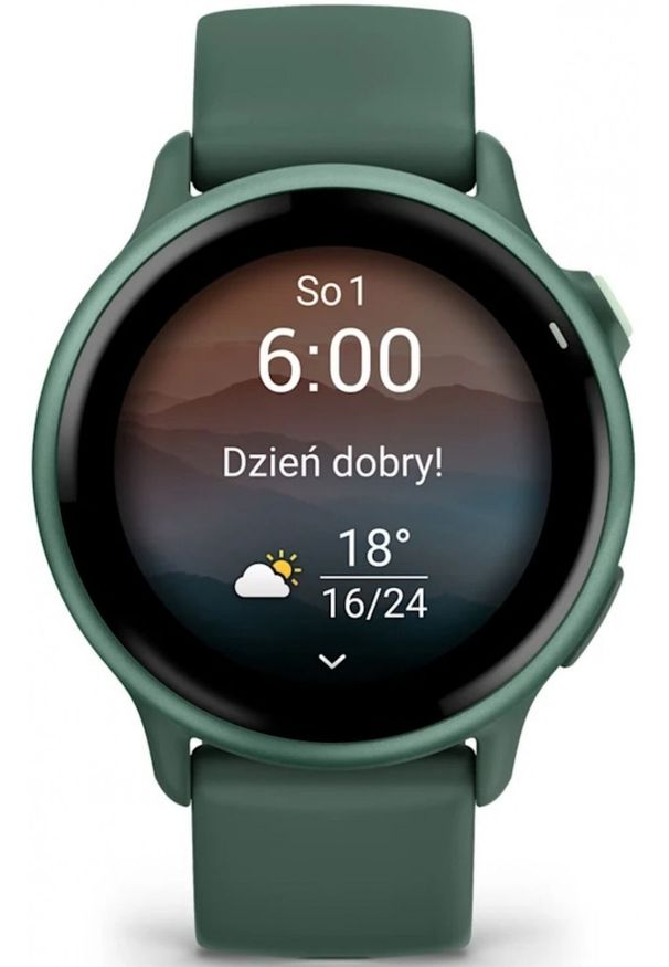 GARMIN - Garmin Vivoactive 6 Zielony. Kolor: zielony