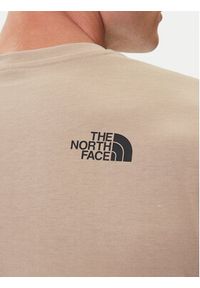 The North Face T-Shirt Fine NF0A8A6M Beżowy Regular Fit. Kolor: beżowy. Materiał: bawełna #3