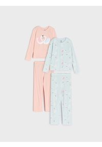 Sinsay - Piżamy dwuczęściowe 2 pack - różowy. Kolor: różowy #1