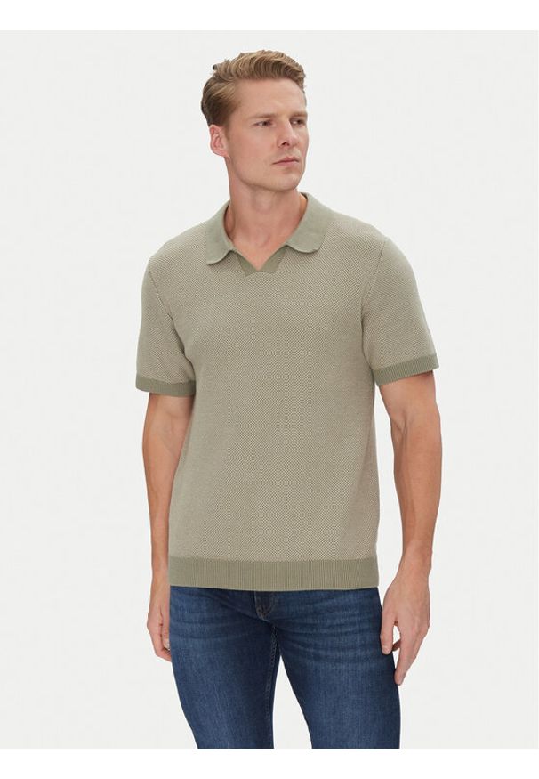 Jack & Jones Polo Ceaston 12273012 Zielony Regular Fit. Typ kołnierza: polo. Kolor: zielony. Materiał: bawełna