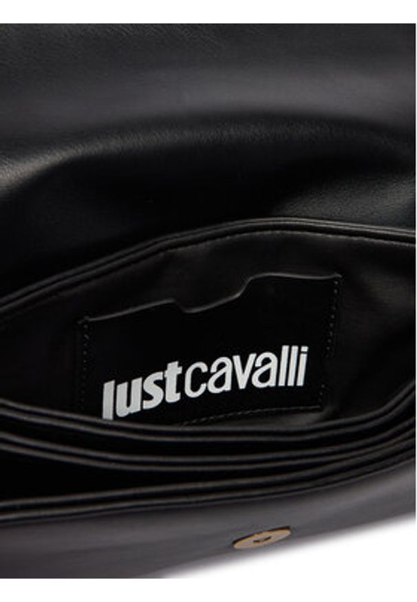 Just Cavalli Torebka 80RA4BA7 ZSA89 Czarny. Kolor: czarny. Materiał: skórzane