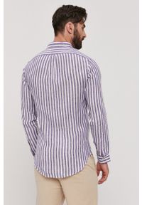 Polo Ralph Lauren - Koszula. Typ kołnierza: polo, button down. Kolor: fioletowy. Materiał: tkanina. Długość rękawa: długi rękaw. Długość: długie #3
