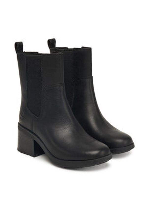 Timberland Botki Bellevaux TB0A424XW021 Czarny. Kolor: czarny. Materiał: skóra