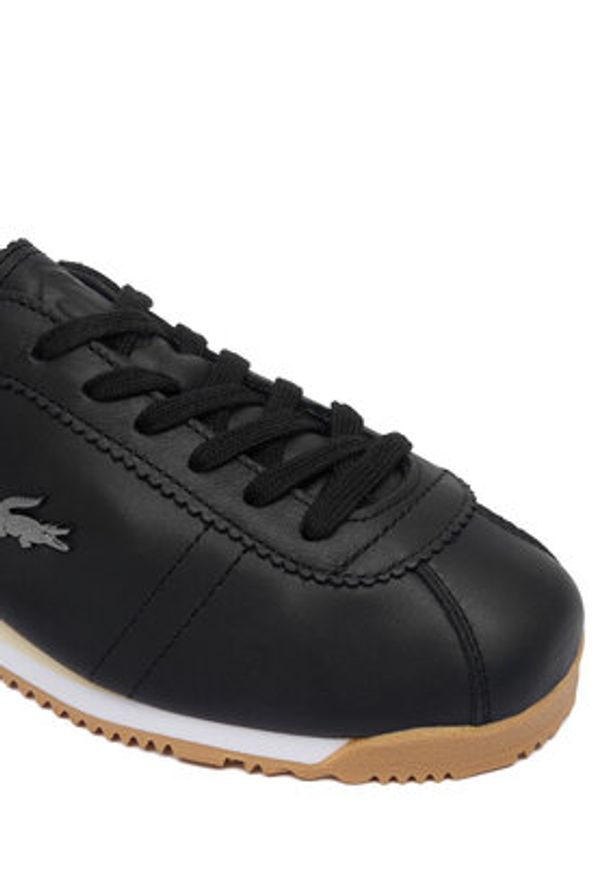 Lacoste Sneakersy Club-Low 51SFA0024 Czarny. Kolor: czarny. Materiał: skóra