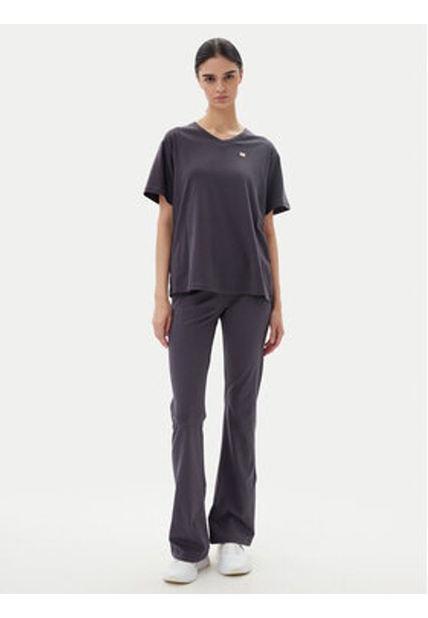 EA7 Emporio Armani Legginsy 7W000081 AF12484 U8115 Szary Flare Fit. Kolor: szary. Materiał: bawełna