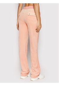 Juicy Couture Spodnie dresowe Del Ray JCAP180 Różowy Regular Fit. Kolor: różowy. Materiał: dresówka, syntetyk #3
