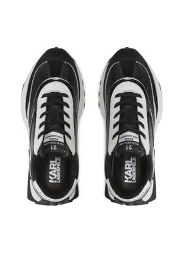 Karl Lagerfeld - KARL LAGERFELD Sneakersy KL62930N Czarny. Kolor: czarny. Materiał: skóra