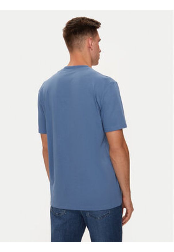 Hugo T-Shirt Dulive222 50467952 Niebieski Regular Fit. Kolor: niebieski. Materiał: bawełna