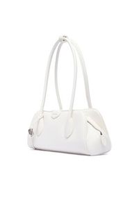 Calvin Klein Torebka Quilted Nylon Medium Shoulder Ba LV04F3743G Biały. Kolor: biały. Materiał: skórzane #3