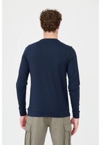 Aeronautica Militare - AERONAUTICA MILITARE Granatowy męski bawełniany longsleeve, Rozmiar L. Kolor: niebieski. Materiał: bawełna. Długość rękawa: długi rękaw #5