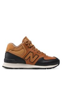 New Balance Sneakersy MH574XB1 Brązowy. Kolor: brązowy. Materiał: skóra. Model: New Balance 574 #7