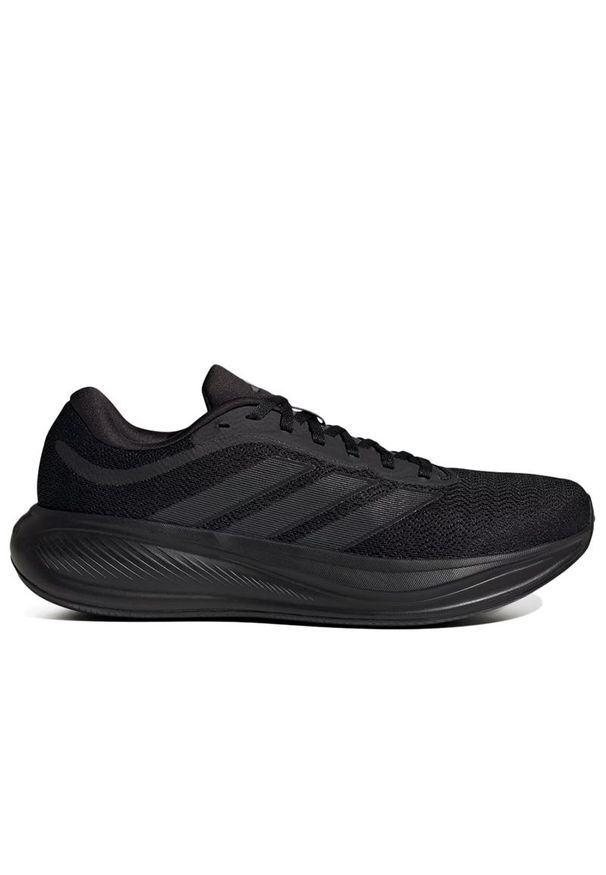 Adidas - Buty męskie adidas Running Response Runner 2 KJ1737 - czarne. Zapięcie: sznurówki. Kolor: czarny. Materiał: materiał, guma. Szerokość cholewki: normalna. Model: Adidas Cloudfoam. Sport: bieganie