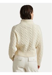 Polo Ralph Lauren Sweter 211972130003 Écru Relaxed Fit. Typ kołnierza: polo. Materiał: wełna #5