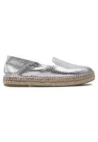 Badura Espadryle 6401-69-203 Srebrny. Kolor: srebrny. Materiał: skóra #6