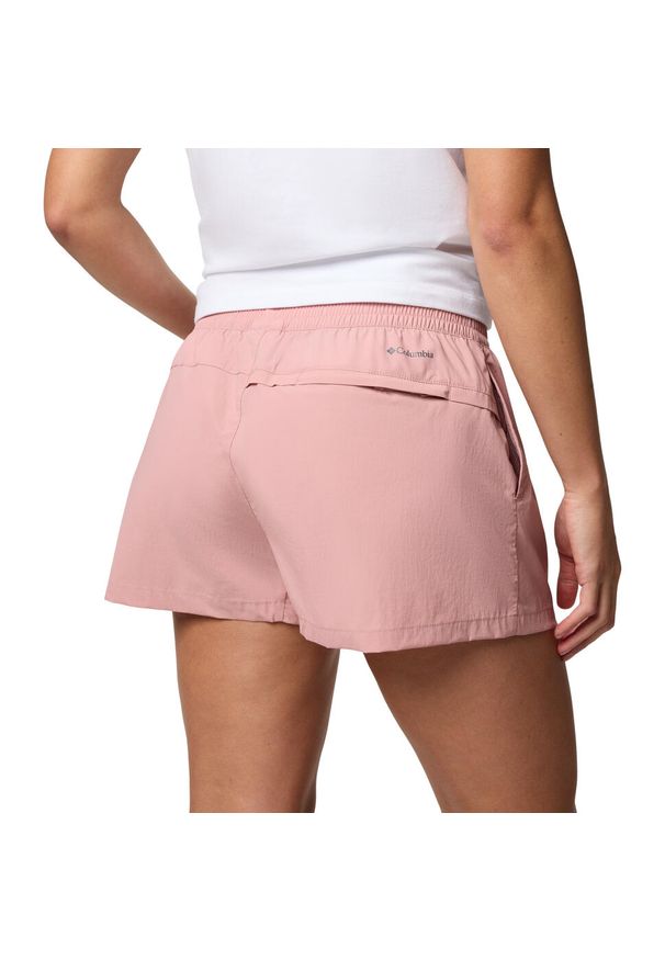 columbia - Spodenki sportowe damskie Boundless Trek Active Short. Kolor: różowy. Materiał: elastan, nylon. Długość: krótkie