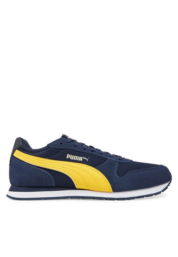 Puma Sneakersy ST MILER 401622 11 Granatowy. Kolor: niebieski. Materiał: skóra, zamsz