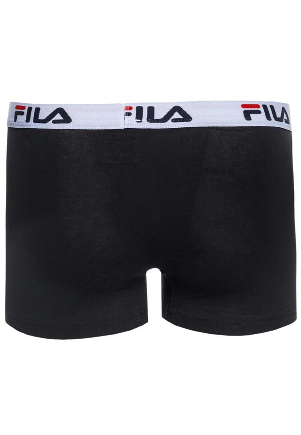Fila Męskie bokserki czarne 2XL - Komfort i jakość. Kolor: czarny. Materiał: elastan, bawełna. Sport: fitness