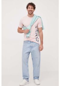 Lacoste bluza męska kolor turkusowy z kapturem gładka SH9623-031. Typ kołnierza: kaptur. Kolor: turkusowy. Materiał: bawełna, poliester, dzianina. Wzór: gładki #2