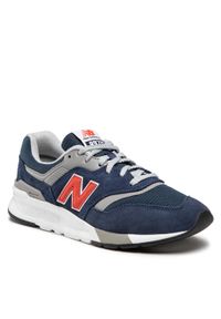 New Balance - Sneakersy NEW BALANCE - CM997HAY Granatowy. Kolor: niebieski. Materiał: skóra, materiał, zamsz