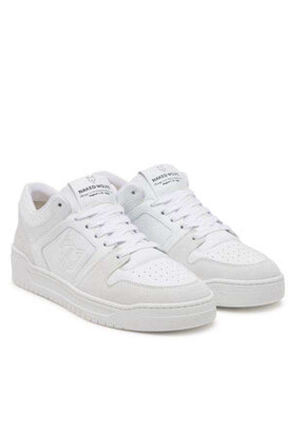 Naked Wolfe Sneakersy CM-01 Biały. Kolor: biały. Materiał: skóra