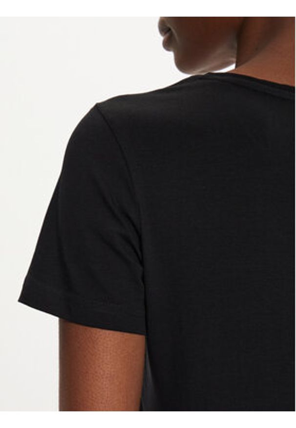 4f - 4F T-Shirt 4FWMM00TTSHF1845 Czarny Slim Fit. Kolor: czarny. Materiał: bawełna