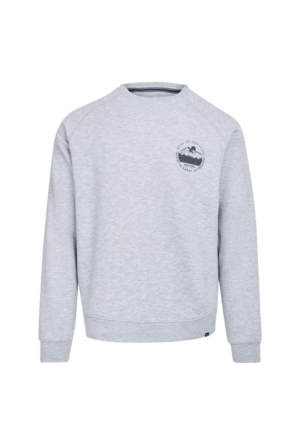 Regatta - Męska Bluza Nithsdale Mountain Crew Neck Crop SweaT-shirt. Kolor: szary