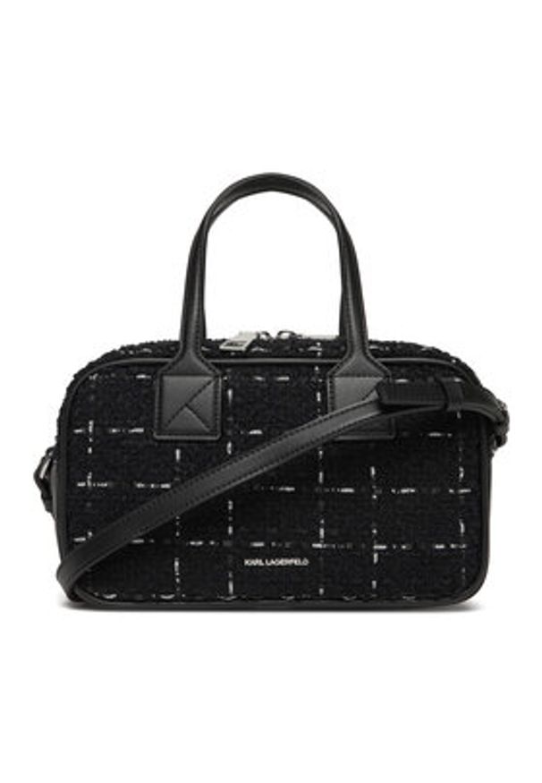 Karl Lagerfeld - KARL LAGERFELD Torebka A4W30259 Czarny. Kolor: czarny. Materiał: skórzane