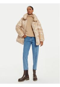 Woolrich Kurtka puchowa Aliquippa CFWWOU0925FRUT3085 Beżowy Regular Fit. Kolor: beżowy. Materiał: syntetyk #6