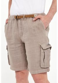 Aeronautica Militare - Bermudy męskie lniane AERONAUTICA MILITARE. Materiał: len #3