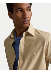 Polo Ralph Lauren Koszula 710805564515 Beżowy jasny Regular Fit. Typ kołnierza: polo. Kolor: beżowy. Materiał: bawełna #2