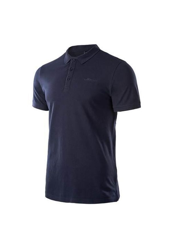 Hi-tec - Koszulka sportowa męska Hi-Tec Romso. Typ kołnierza: polo. Kolor: niebieski. Styl: sportowy