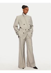 Munthe Spodnie materiałowe 244142224410 Szary Regular Fit. Kolor: szary. Materiał: syntetyk