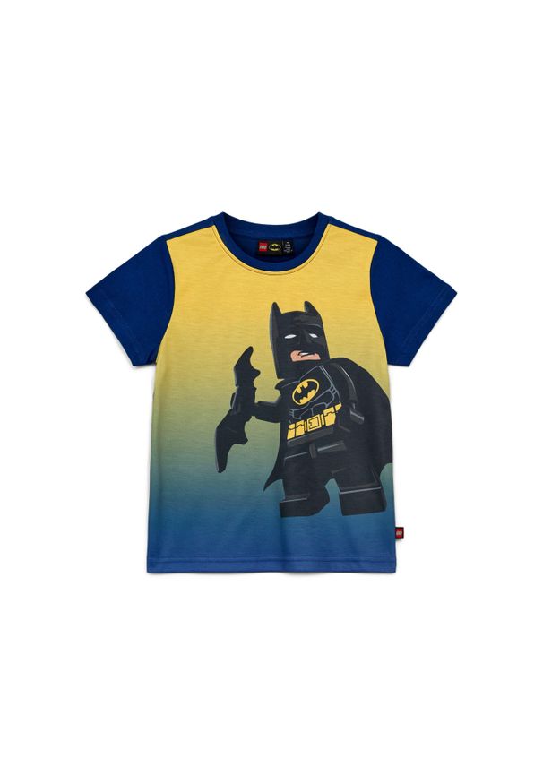 Koszulka Dziecięca LEGO BATMAN Tano 303 Żółta. Kolor: żółty. Wzór: motyw z bajki