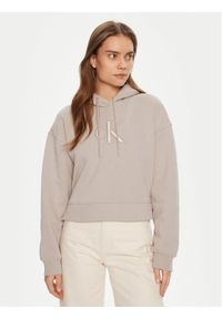 Calvin Klein Jeans Bluza J20J224718 Szary Relaxed Fit. Kolor: szary. Materiał: bawełna
