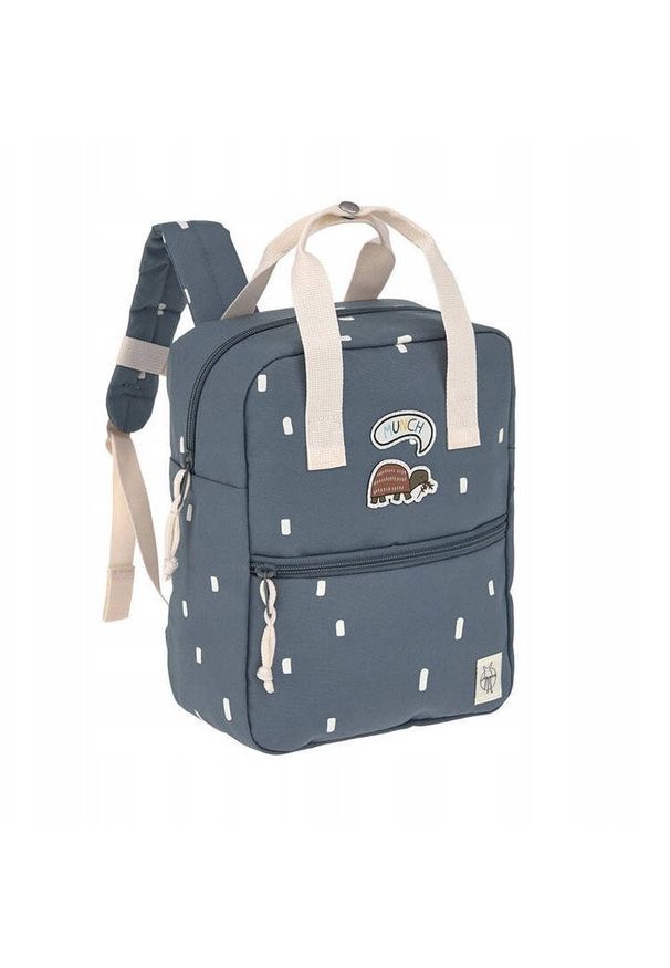 Lassig Mini Square Backpack Happy Prints Navy
