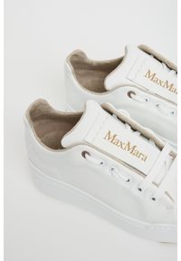 Max Mara Accessori - Sneakersy damskie z hydrofobowego kaszmiru Maxiws MAX MARA ACCESSORI. Materiał: kaszmir #5