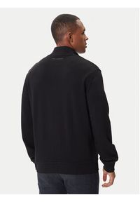 Karl Lagerfeld - KARL LAGERFELD Bluza 705712 500900 Czarny Regular Fit. Typ kołnierza: dekolt w karo. Kolor: czarny. Materiał: bawełna