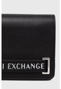 Armani Exchange Torebka kolor czarny. Kolor: czarny. Rodzaj torebki: na ramię #3