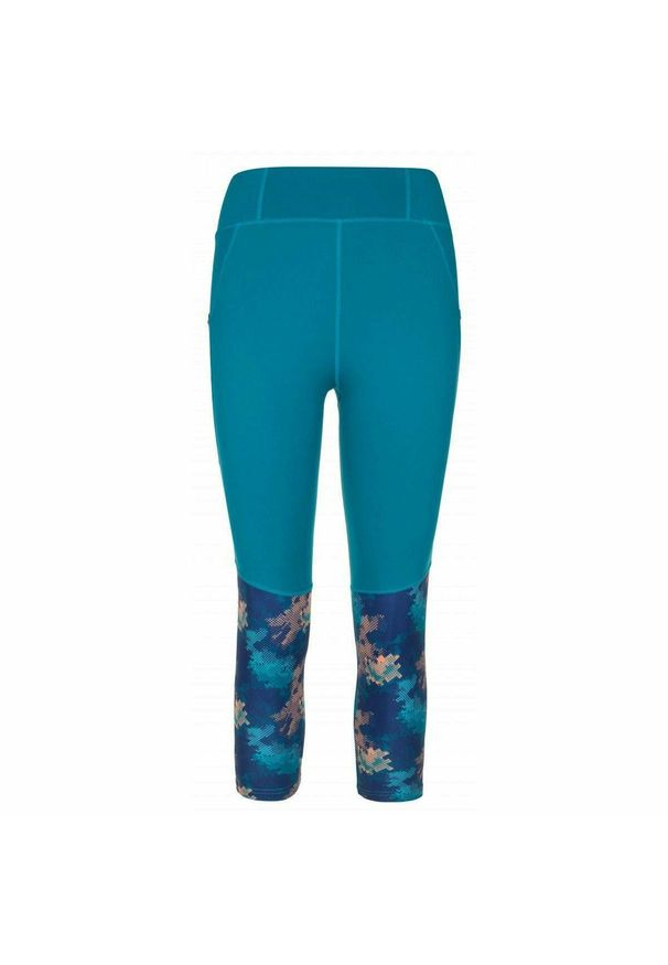 Damskie legginsy fitness 3/4 Kilpi SOLAS-W. Kolor: niebieski. Sport: fitness
