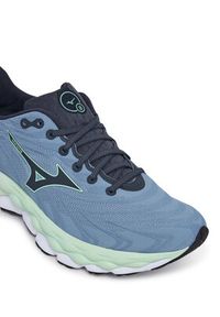 Mizuno Buty do biegania Wave Sky 8 J1GC2402 Niebieski. Kolor: niebieski. Materiał: materiał. Model: Mizuno Wave #3