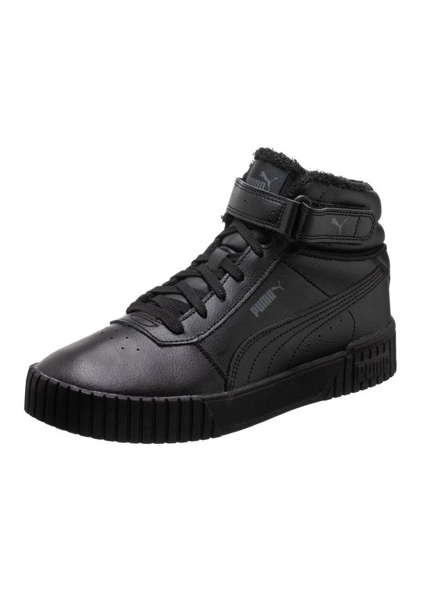 Puma - Buty Damskie Carina 2.0 Ze Skóry Ekologicznej O Średnim Kroju. Kolor: czarny. Materiał: skóra ekologiczna. Styl: sportowy