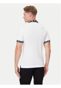 Versace Jeans Couture Polo 79GAGT02 CJ01T Biały Regular Fit. Typ kołnierza: polo. Kolor: biały. Materiał: bawełna