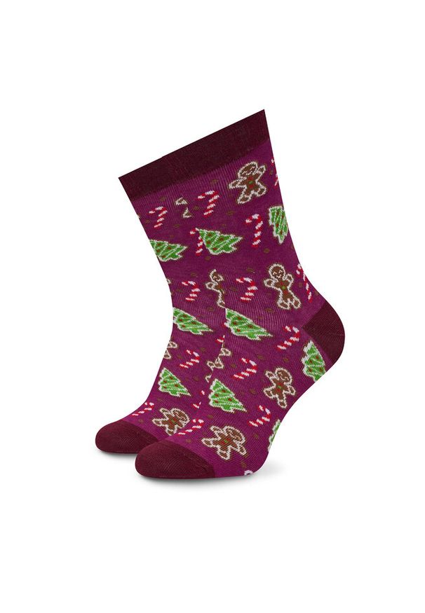 Zestaw 3 par wysokich skarpet unisex Rainbow Socks. Wzór: kolorowy