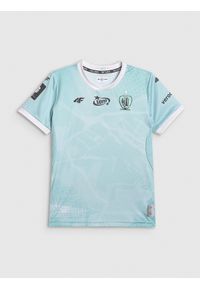 4f - 4F Koszulka klubowa wyjazdowa z sezonu 2025/26 dziecięca 4F x Piast Gliwice - multikolor 146/152 (10-12 lat). Kolor: wielokolorowy. Materiał: włókno, dzianina. Długość: długie. Sezon: lato. Styl: klasyczny, sportowy